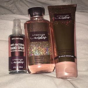 Set of bath& body works A thousand wishes